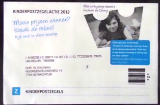 Envelope + Bloco postal da Holanda de 2012 Princesses