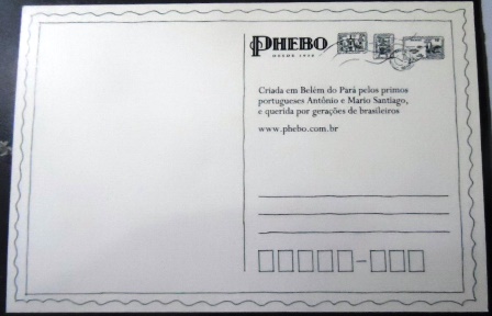 Cartão postal do Brasil Phebo