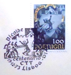 Envelope 1º Dia de Portugal de 1973 6º Centenário Alcaide de Faria