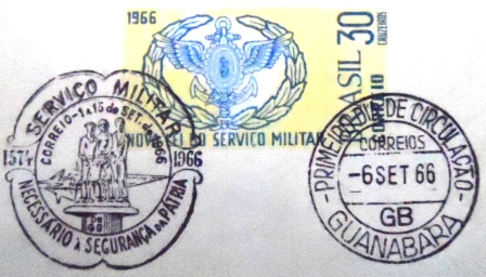 Folhinha Oficial de 1966 nº 29 Serviço Militar