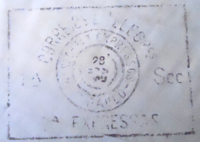Envelope circulado em 1938 Araraquara x São Paulo