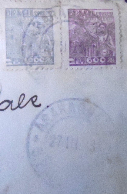 Envelope circulado em 1943 entre Araraquara x Rio de Janeiro