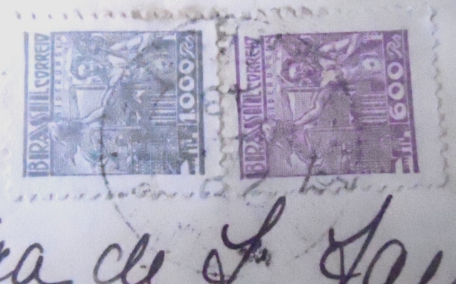Envelope circulado em 1943 São Paulo x Araraquara
