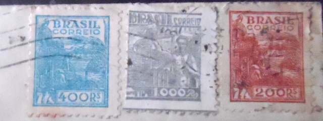 Envelope circulado em 1944 entre Araraquara x Rio de Janeiro