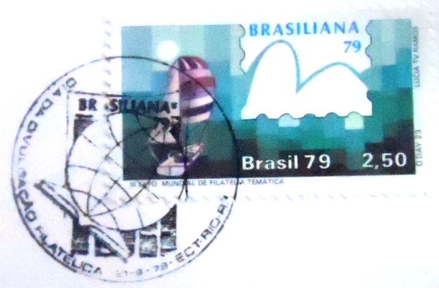FDC de 1979 Dia da Divulgação Filatélica Brasiliana 79