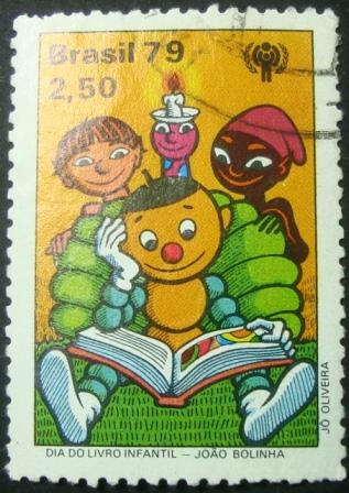 Selo postal do Brasil de 1979 João Bolinha