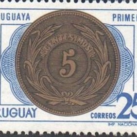 1971 - First uruguayan coin 25