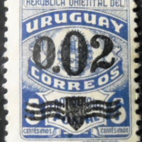 1948 - Franchise Stamps Overprinted 2